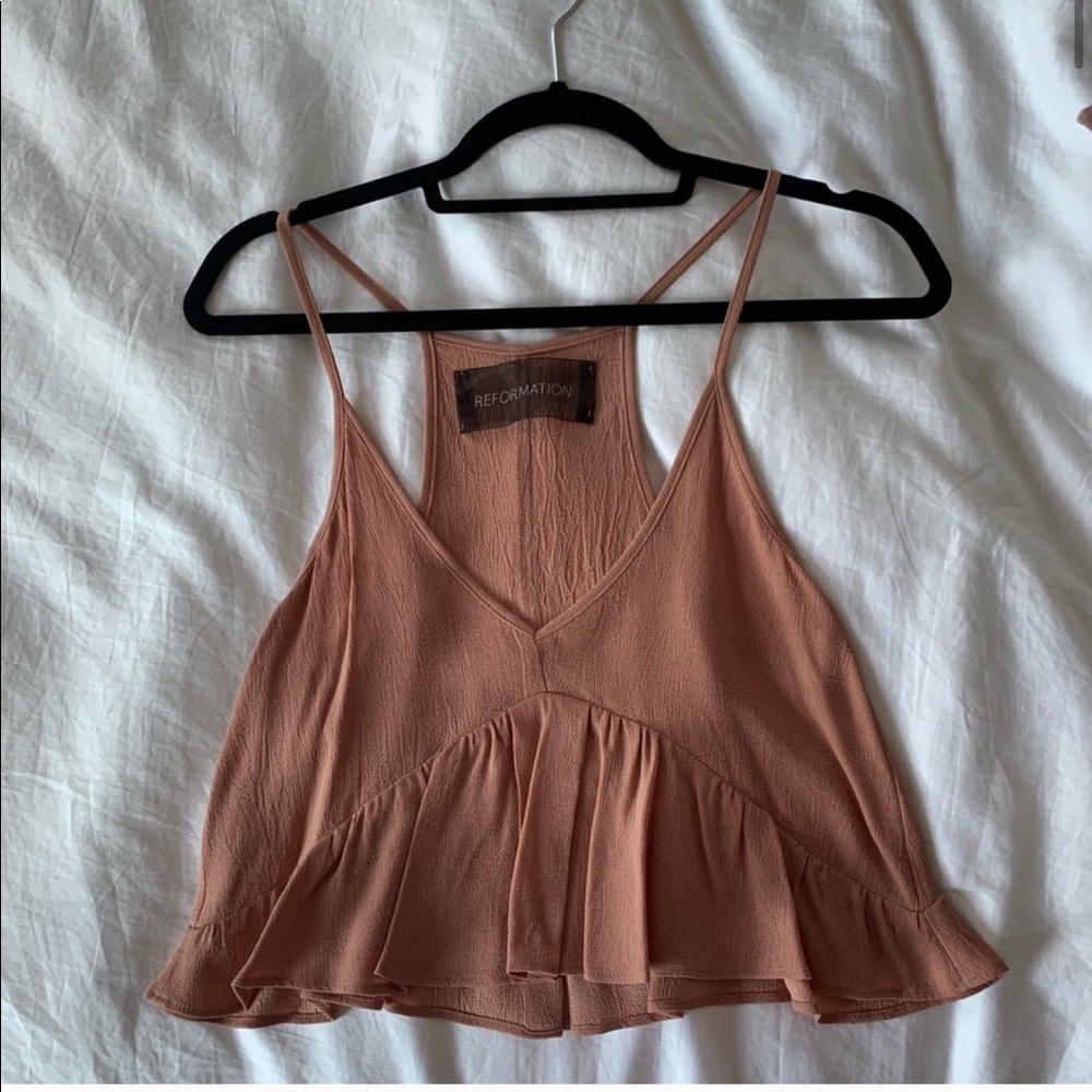 Reformation cropped tank, unworn